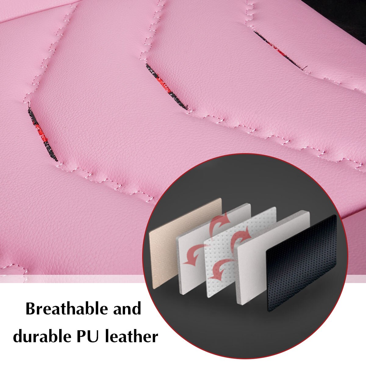 Universial Front Car Seat Cover Protector Auto Covers Pu Lederen Volledige Bescherm Antislip Voor De Meeste Auto