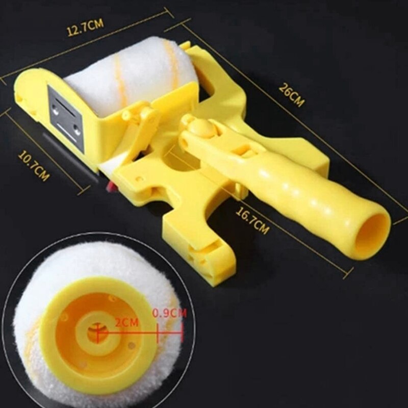 Paint Roller Brush Set with Stick Paint Brush Set Paint Roller Pro Brush Door and Window Base Paint Brush Wall Tool