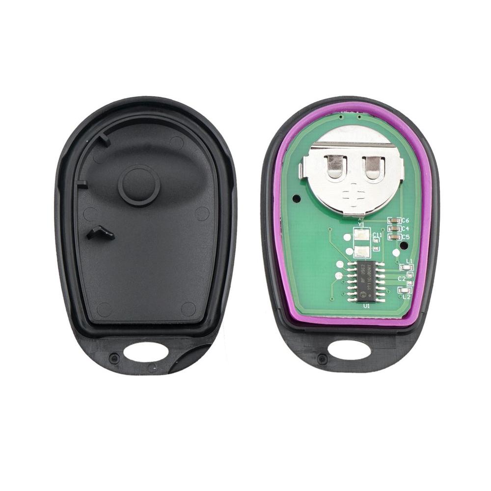 5-Key Remote Control 315Mhz Plastic Alloy Automobile Parts Car Replacement Key Keyless Entry Key Remote Control