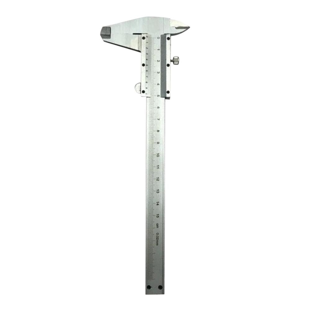 150mm Vernier Caliper Stainless Steel Precision Measuring Tool For Inside Outside Depth Step Measurements S 0-6inch