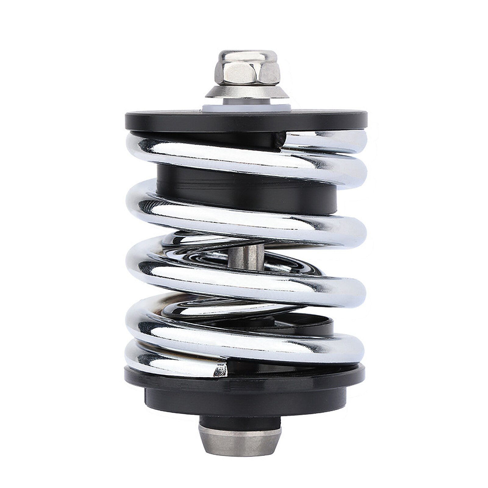 Bicycle Rear Shock Absorber Spring Suspension Replacement for Most Brompto n Folding Bikes: Silver