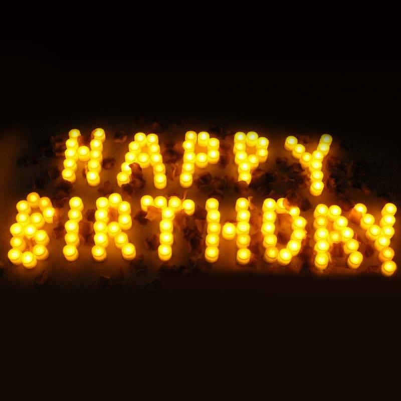 Newest Battery Operated LED Tea Lights Candles Flameless Wedding Decor Tools