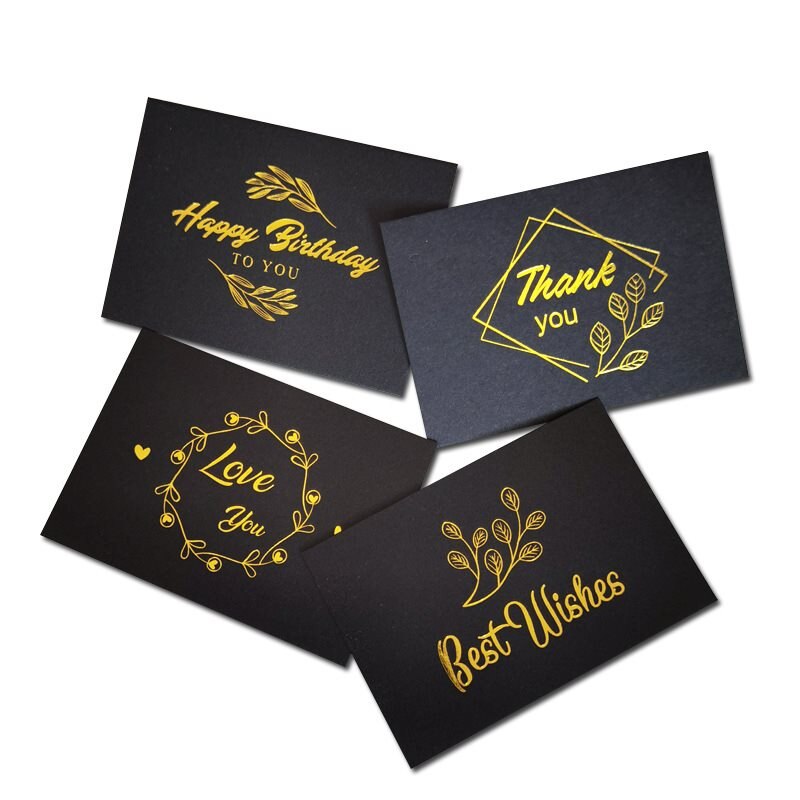 50PCS/20PCS Greeting Cards Mini Wedding Thank You Cards Message Cards Box Decoration Birthday Greeting Cards