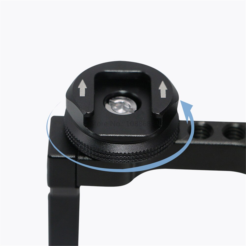 Adapter Jadkinsta z Mocowaniem Zimnej Stopki i Śrubą 1/4" do Klatki Kamery, Lampy LED, Mikrofonu