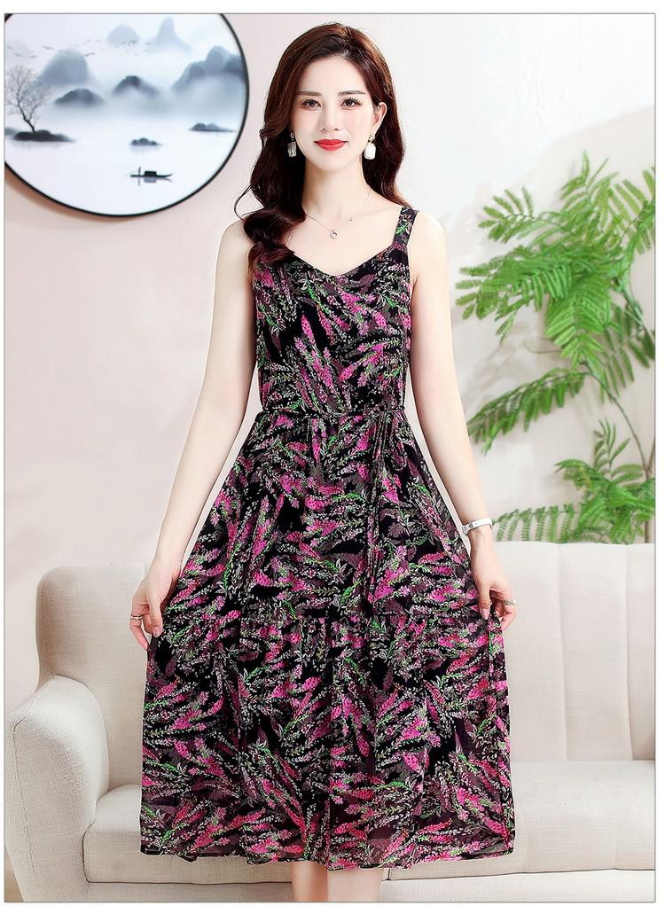 Spring summer Cardigan shawl top Floral Sling Dres... – Grandado