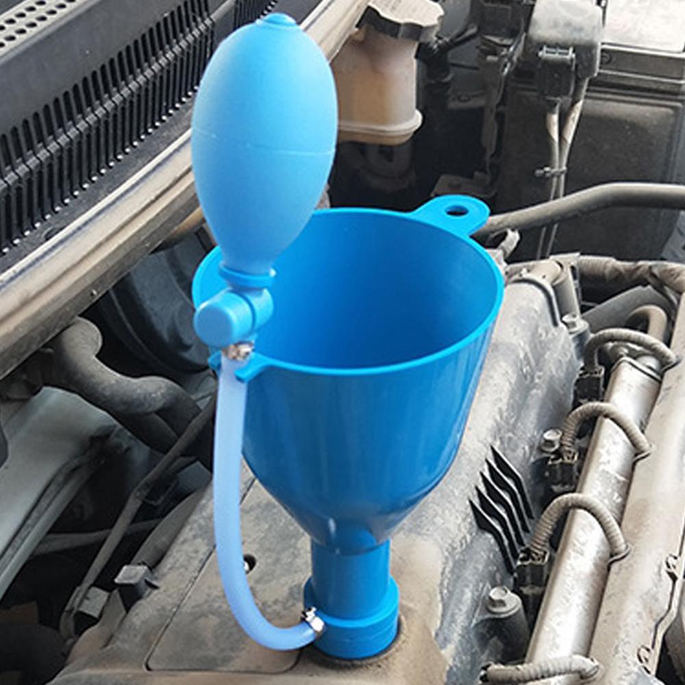 Silicone Car Auto Engine Funnel Gasoline Oil Fuel Petrol Universal Liquid Transfer Filling Change Fluid Washer Oil Fill M8I8