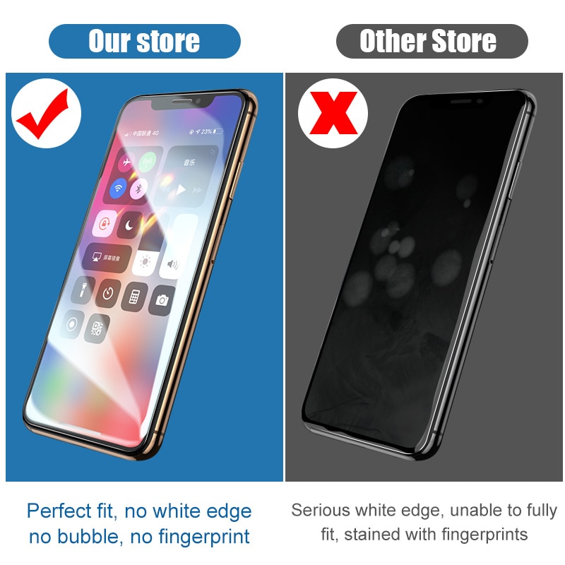 3 STKS Volledige Cover Gehard Glas Op de Voor iPhone 7 8 6 Plus 14 Screen Protector Op iPhone X XR XS MAX SE 11 12 13 14 Pro Glas