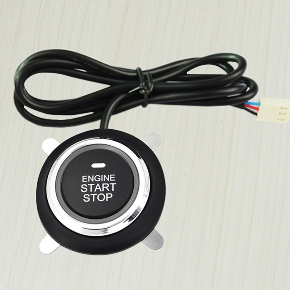 OkeyTech Auto SUV Keyless Entry Engine Start Alarm System Push Button Remote Starter Stop Auto Auto Alarm Zubehör Mit 2 schlüssel
