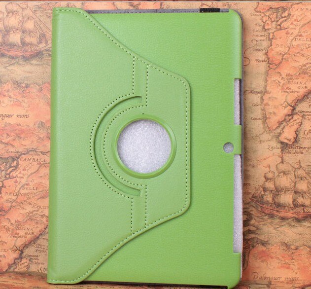 360 Degree Rotating PU Leather Case Cover For Samsung Galaxy Tab 2 10.1 P5100 P5110 P7500 P7510: Green