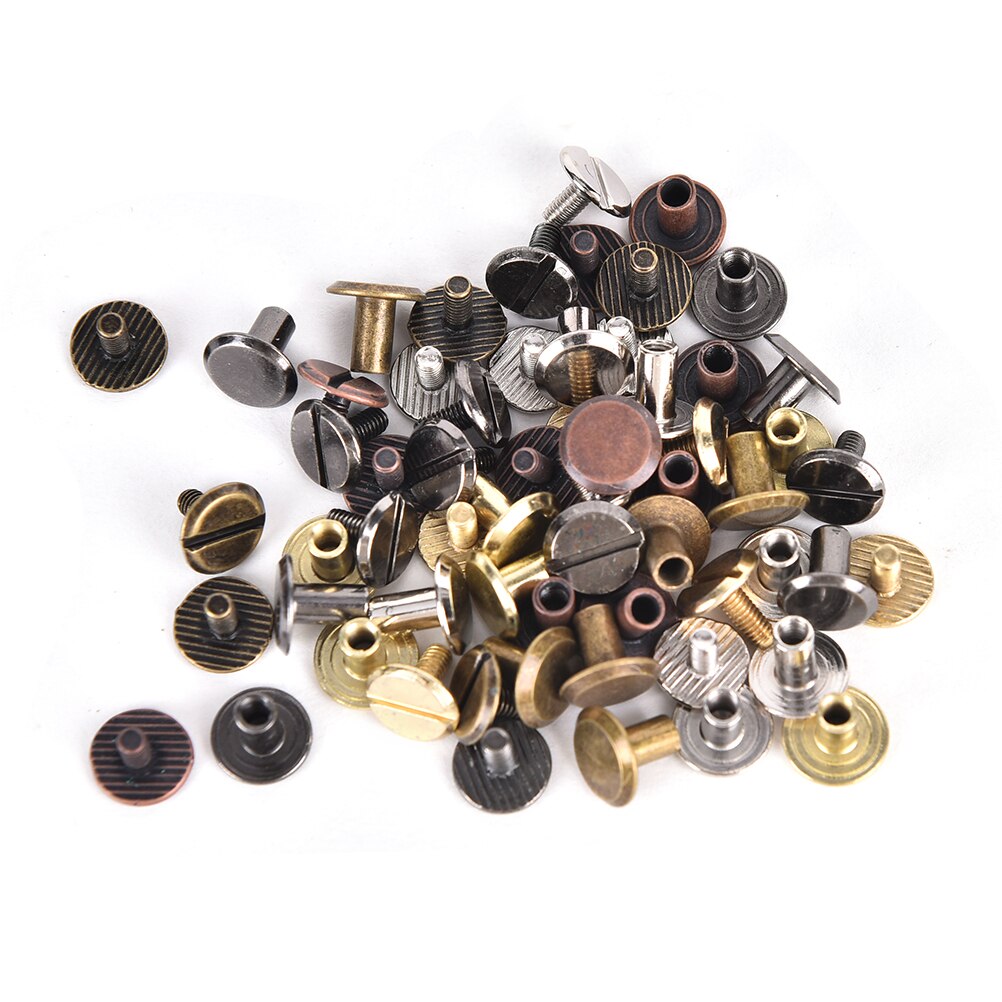 Retro stainless steel Metal binder loose paper with ,