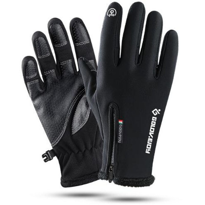 Guantes deportivos al aire libre GOLOVEJOY DB03 Unisex dedo completo polar térmico ciclismo senderismo pantalla táctil esquí Golves