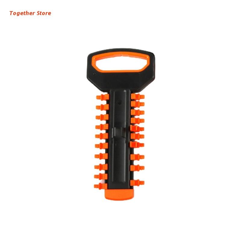 Portable Socket Organizer Tray Socket Holder Socket Wrench Storage Rack Suitable for 1/3-Inch 3/8-Inch 1/2-Inch 6XDD