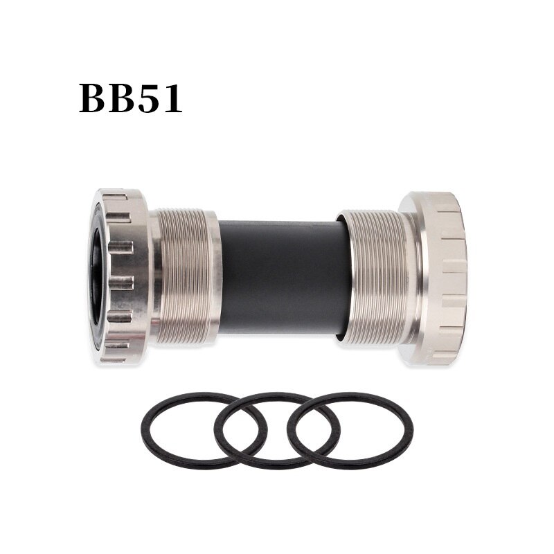 BLOOKE BB51 MTB Bearing Bottom Bracket 22MM SET Bike Sealed Thread Axis Kit For SRAM GXP Prowheel Bicycle Crankset Part: C