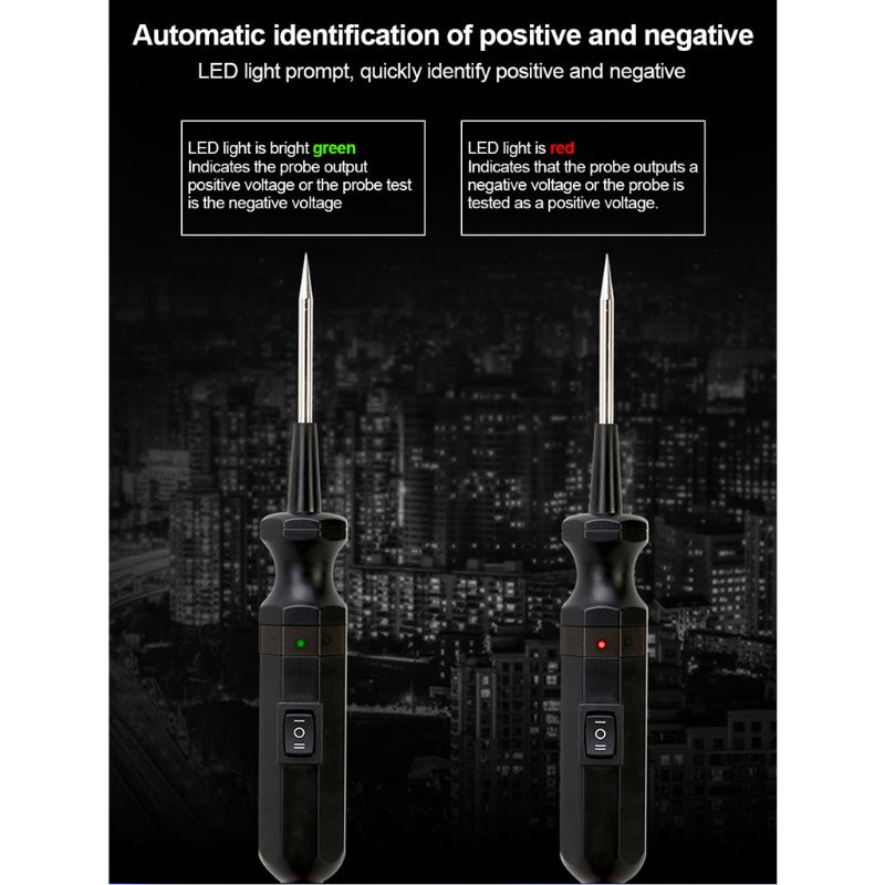 Car Circuit Tester Power Probe Automotive Diagnostic Tool DC 12V 24V Electrical Current Voltage Integrated Power Scanner
