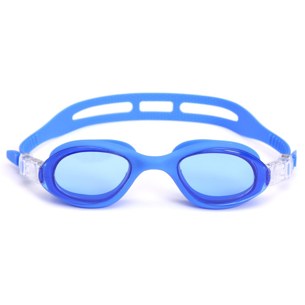 Sports svømning beskyttelsesbriller undervands dykning briller øje slid badetøj til mænd kvinder børn vandtæt svømme glas udendørs: Blå