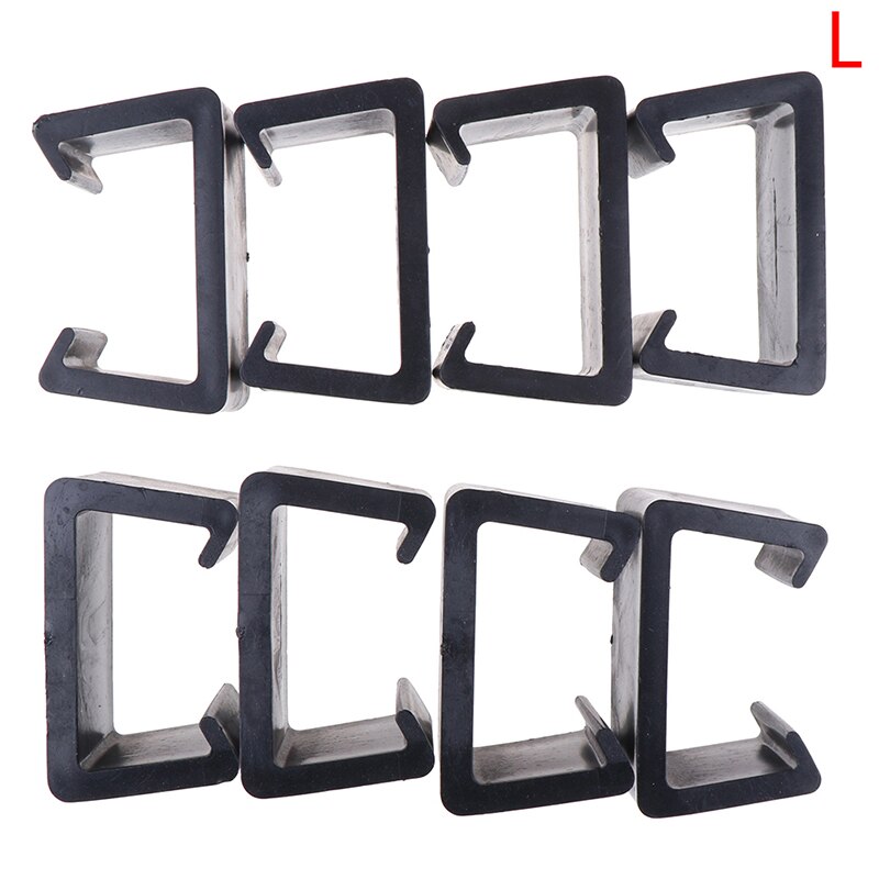 8 stk rattan møbel clips rattan sektionskonnektor fastgørelsesclips sofa justering fastgørelsesanordninger clips sml størrelse: L