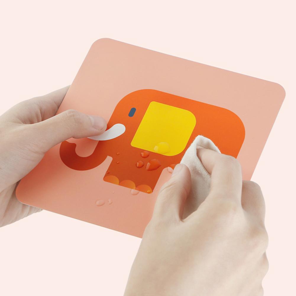 High Contrast Baby Flashcard Colorful Visual Stimulation Learning Activity Card for Babies Ages 0-3