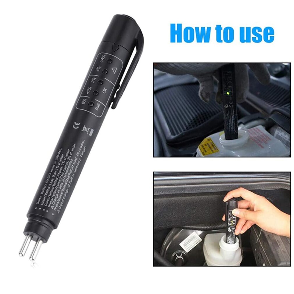 Brake fluid tester universal car brake fluid tester for testing DOT3 DOT4 DOT5 digital tester check pen automotive testing tool