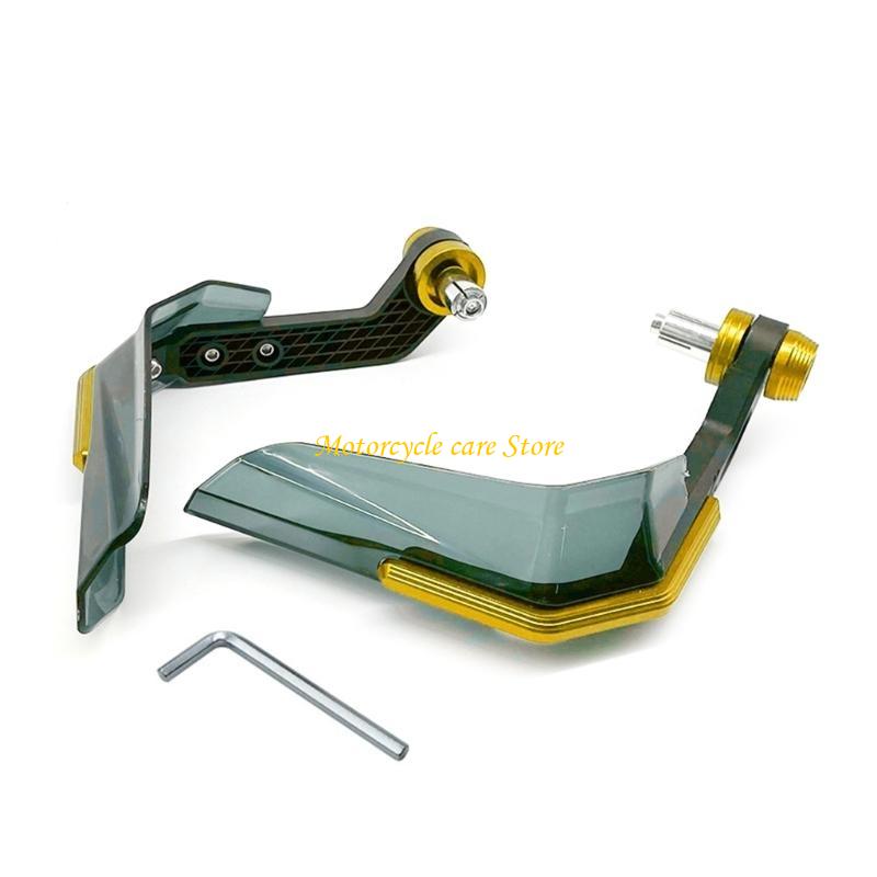 U75F Motorrad-Handschützer, Handschützer, Schutzschild, winddichter Schutz, universell: gold