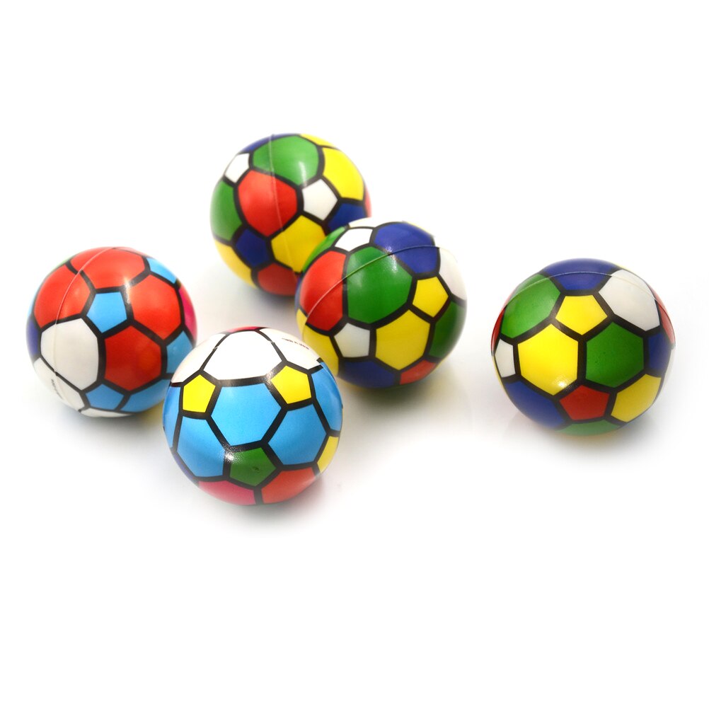 1PCS Colorful Cute Message Sponge Foam Ball Hand Wrist Exercise PU Rubber Balls For Relaxation Squeeze Stress Ball