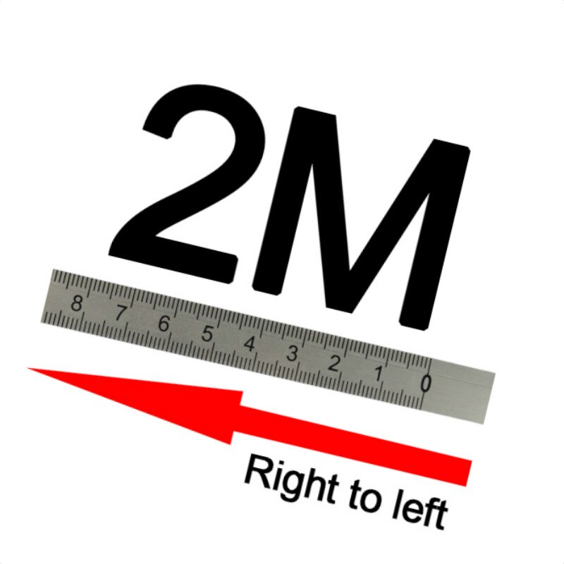 1M-3M Metric Miter T-track Tape Measure Steel Self Adhesive Scale Ruler Tape For Router Table Saw T-Track Woodworking Tools: 2M-RTL