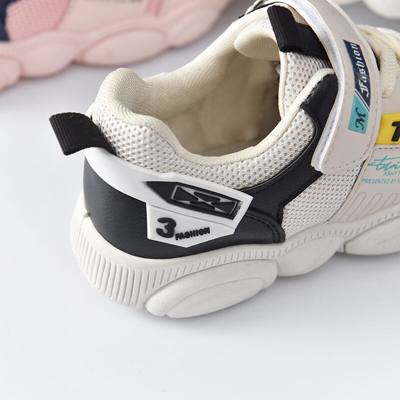 Sportssko til piger forår efterår netstof åndbar drenge sneakers børn store pigesko str. 26-31 sp076