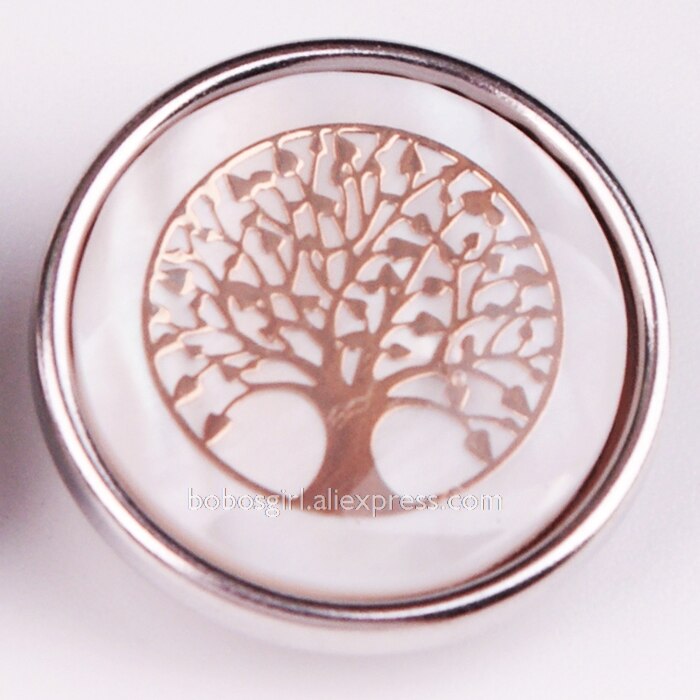 MD706 Hülse Goldenen baum des lebens Elefanten Schildkröte einhorn katze hund kreuz liebe 18mm druckknopf Sehr gute