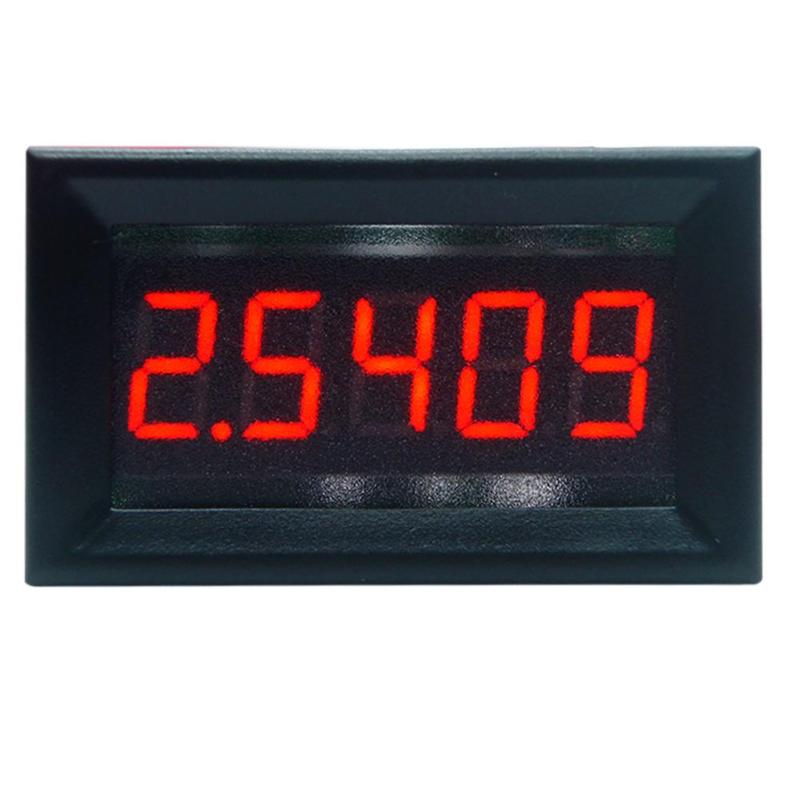 Mini digital amperemeter 0.36 tommer led display høj præcision voltmeter amperemeter panel amp volt spænding strømmåler tester til bil