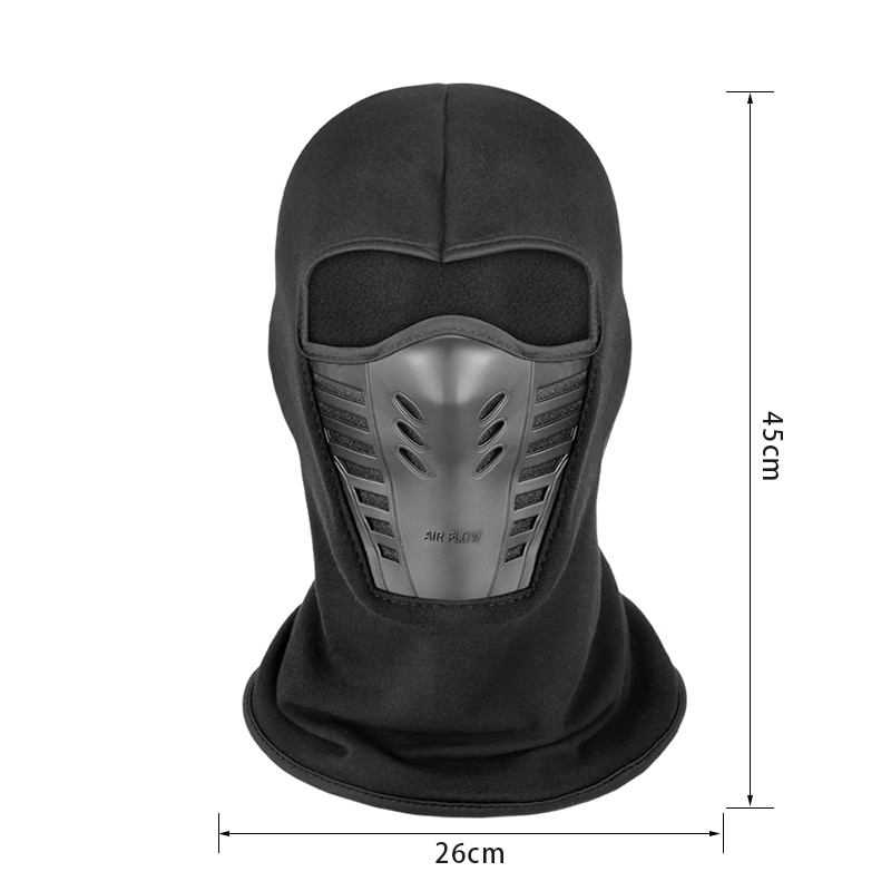 Outdoor Winter Fietsen Fleece Warm Full Face Cover Anti-Dust Winddicht Ski Mask Snowboard Hood Anti-Dust Bike thermische Sjaal