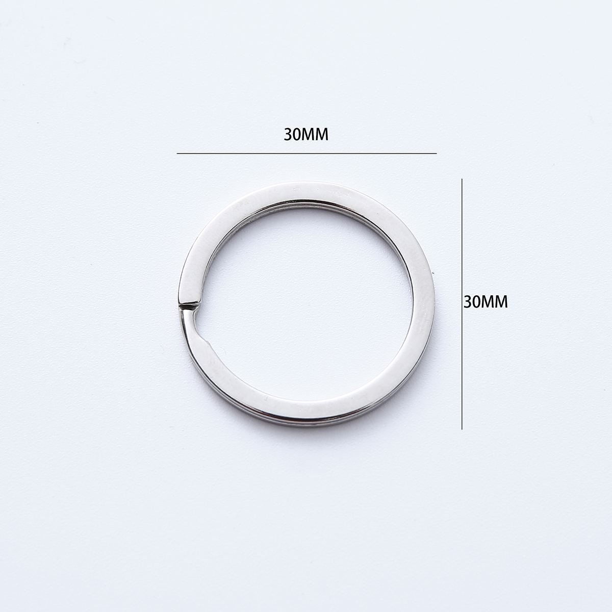 5/10/20/50 Uds llaveros de Metal llavero en forma de estrella de amor llaveros de anillo abierto para fabricación de joyería suministros para manualidades DIY: 4 # / Oro
