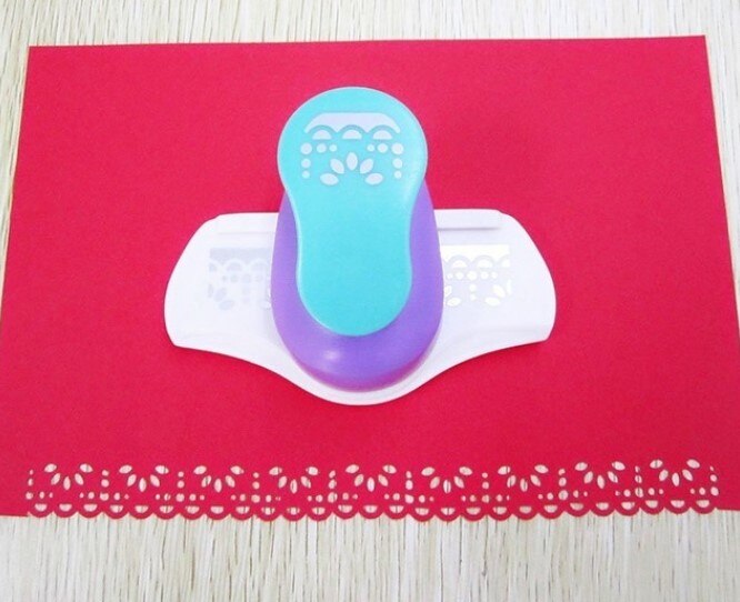 Appareil de gaufrage, Machine de bricolage, découpeur de papier pour Scrapbooking, bordure de Photo, artisanat décoratif, poinçon de trou de fleur fait à la main: 4long 22mm wide 14mm