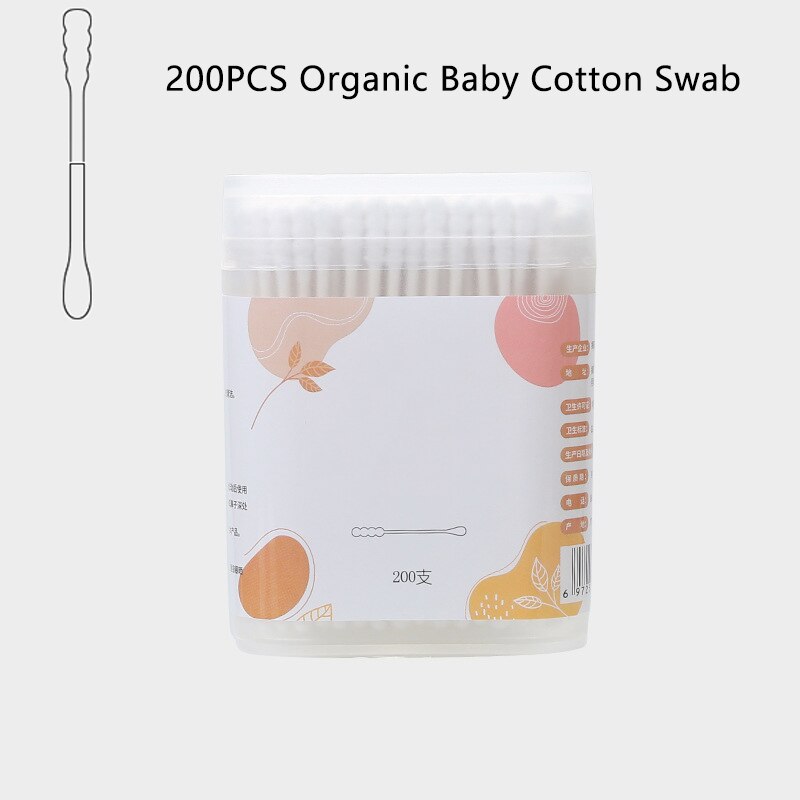 Cotons-tiges organiques pour bébés, 200 pièces, bâtonnets en papier, Ultra sûrs, hypoallergéniques, biodégradables: TD1109B