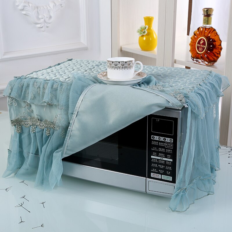 52x30x33cm osłona robić mikrofalówki ogrodowa koronkowa materiałowa osłona ręcznik olejoodporny odporny na kurz zmywalny piekarnik elektryczny