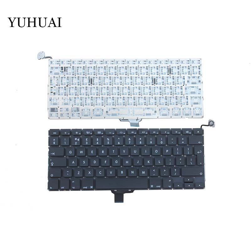 UK Laptop Keyboard For Apple Macbook Pro A1278 MC700 MC724 MD313 MD314 UK Keyboard Replacement