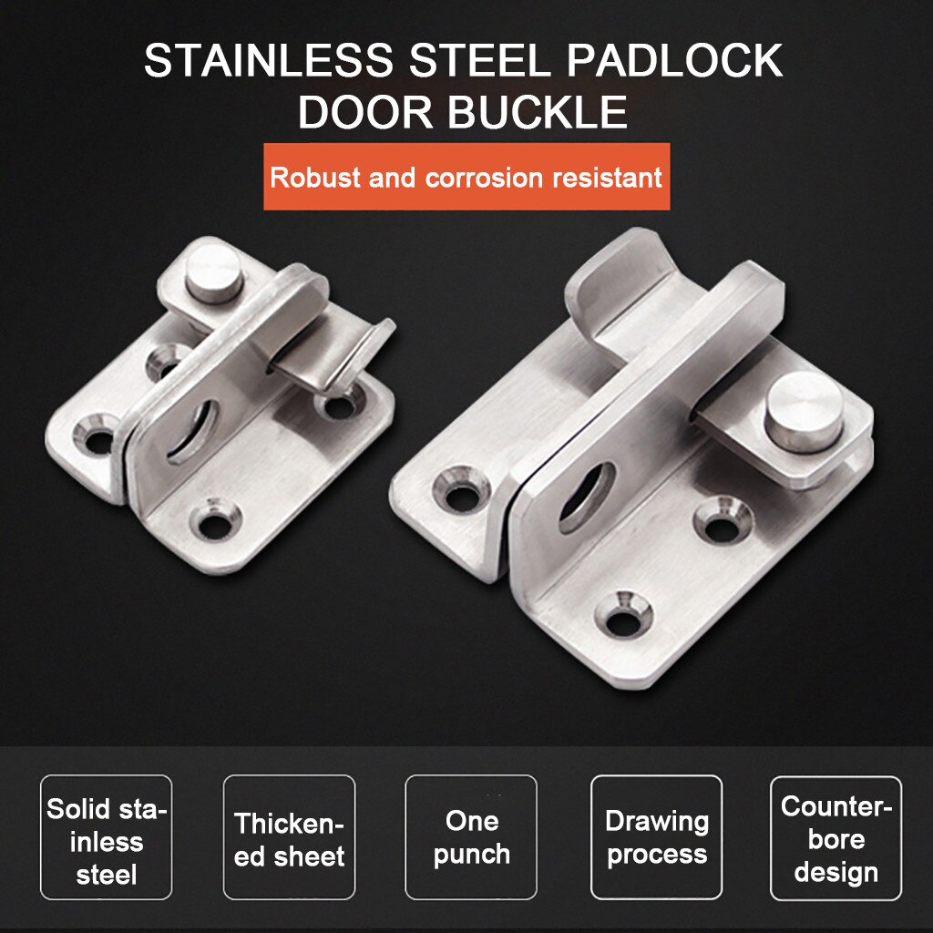 Household Door Security Lock Anti-Theft Thickened Stainless Steel Door Lock