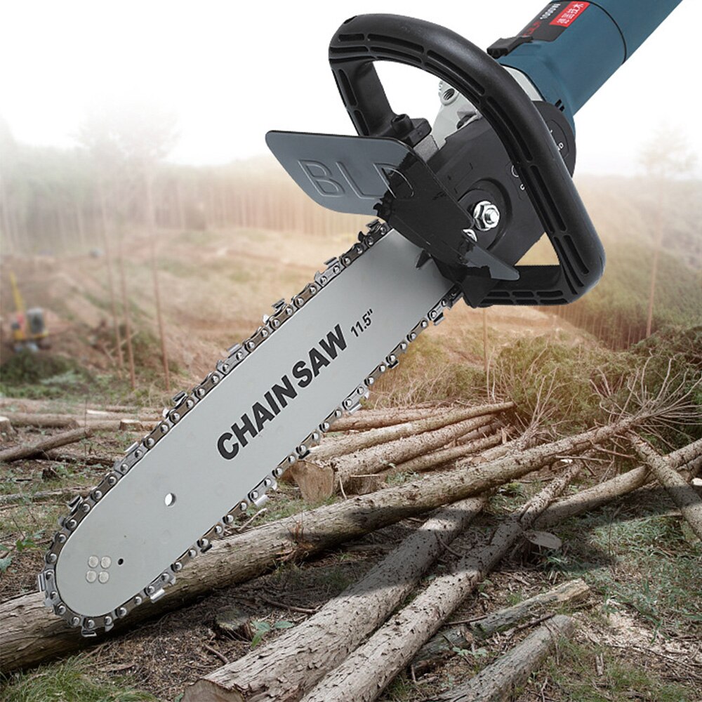 11.5inch Multifunction Electric Saw Tools Chainsaw Bracket Angle Into Chain Saw Woodworking Power Tool Set