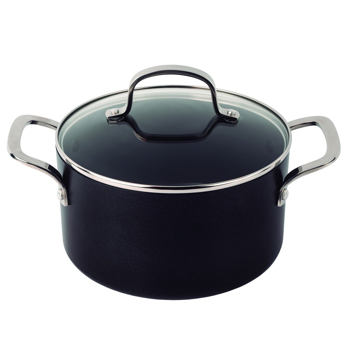 Cacerola Antiadherente Arcos Durapro 699100 de acero inoxidable de 20 cm presentación en caja