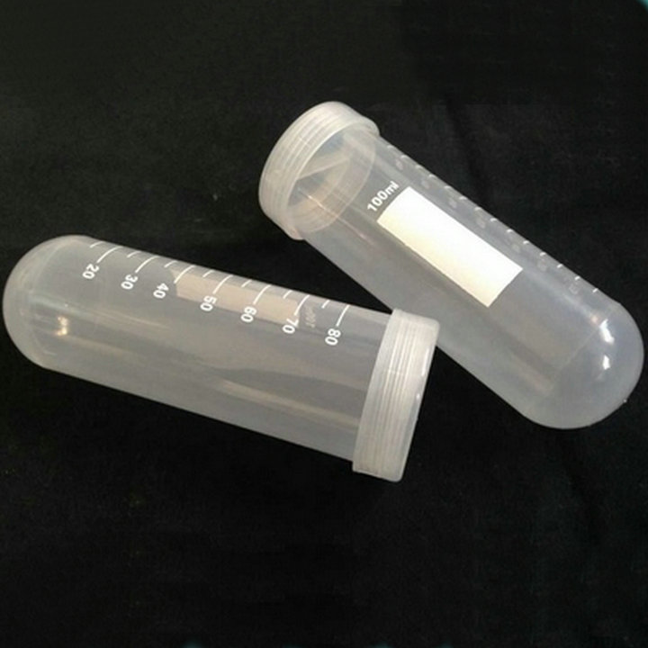 30 Stks/partij 100Ml Centrifugebuis Met Schaal Lijn, sample Buis Met Schroef Cover Cap Gebruik In Pcr Analyze