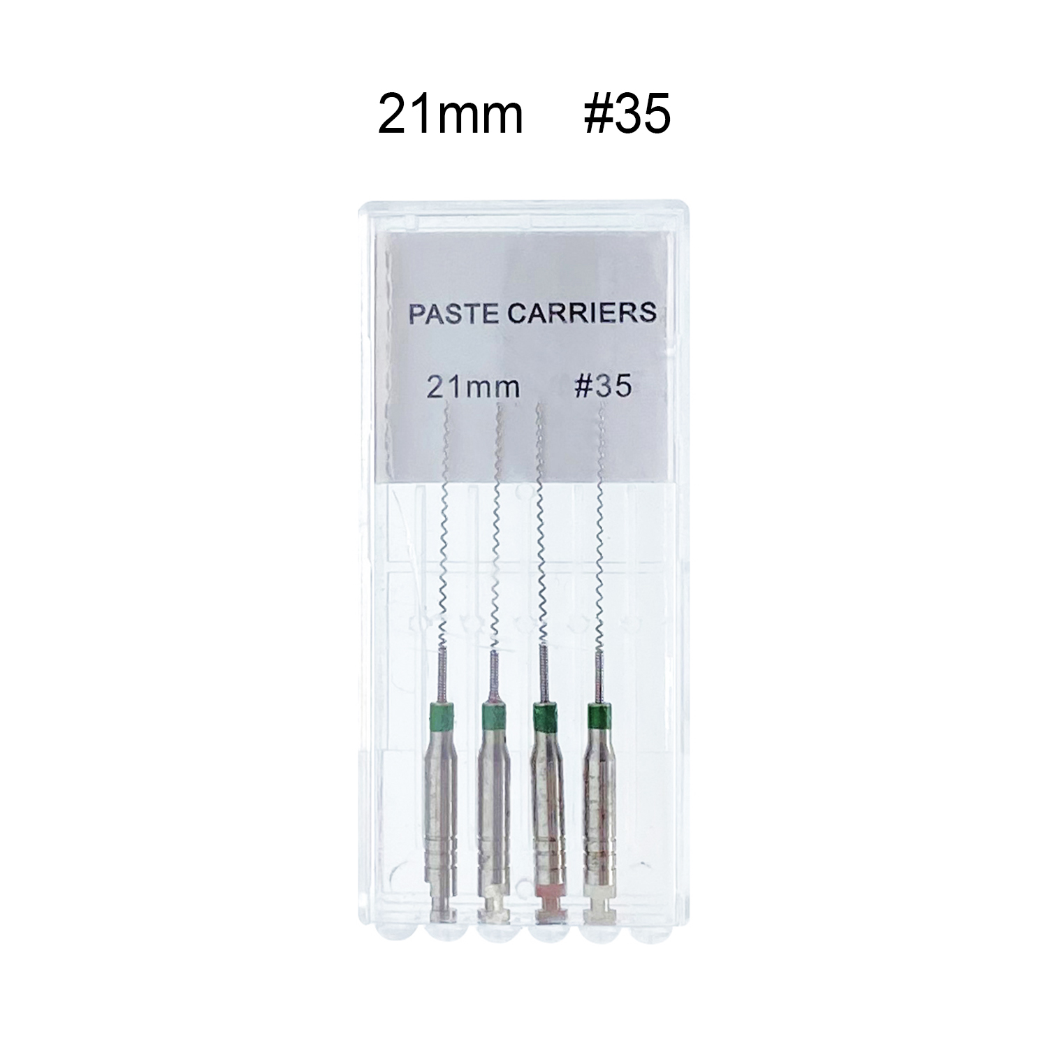 WELL CK 4 unidades/caja 21/25 mm # 25-40 portadores de pasta rotativa Dental relleno en espiral Lentulo surtido de pasta de llenado de motor herramienta de odontología: Negro