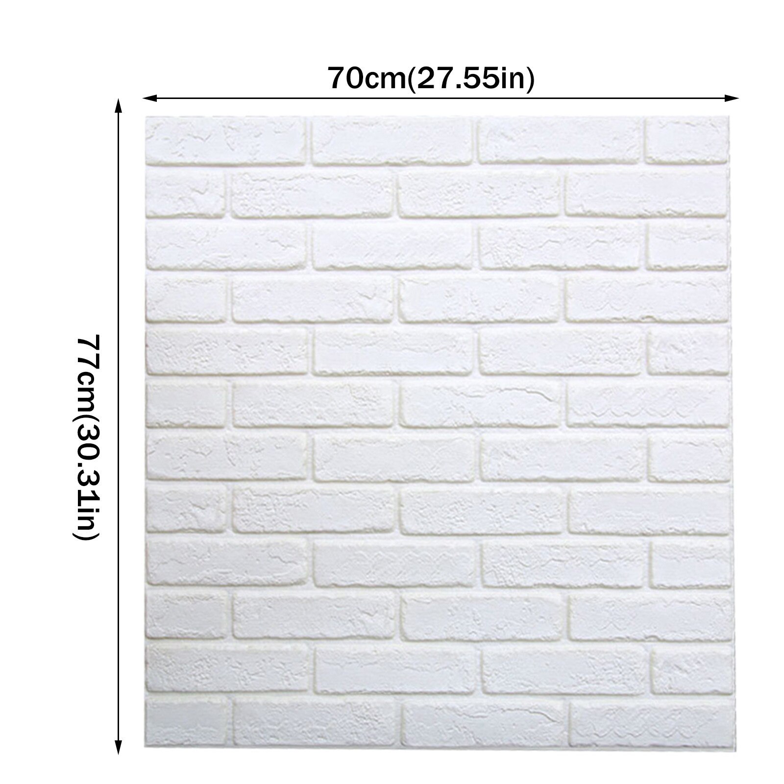 3D Foam Tile Wall Sticker Wallpaper Decor Foam Waterproof Wall Covering Wallpaper Self-Adhesive 3D Brick Sticker Foam Wallpaper: E