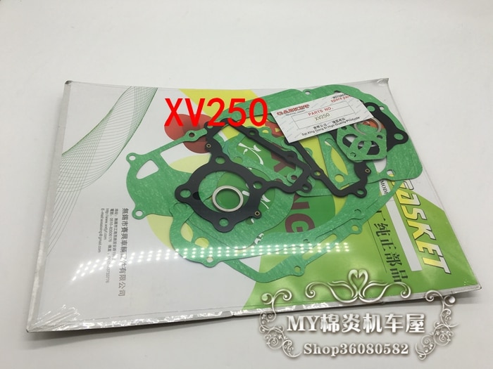 For yamaha honda keeway DD250E DD250 JH250 CA250 XV125 XV250 QJ250-H GN250 CBT125 CM125 motorcycle engine gasket 125cc 250cc