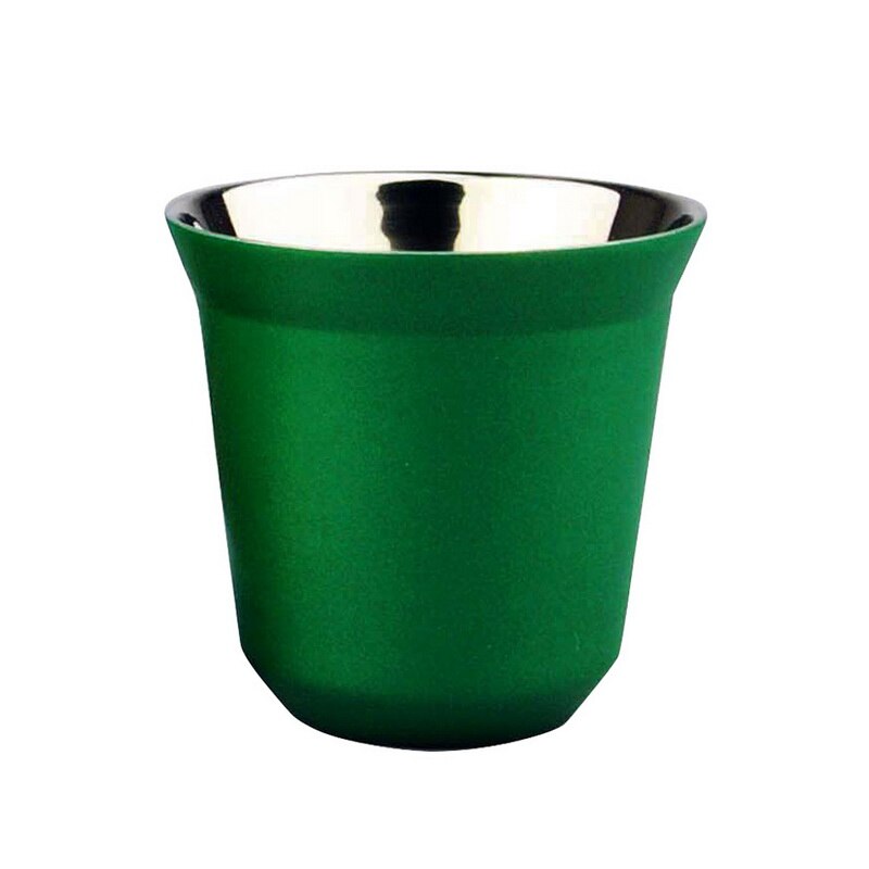 Espresso Becher Edelstahl draussen tragbar Tasse Doppel Zauberstab Reise Becher Vakuum Isolierte Kaffee Tasse Pulver Beschichtet heißer: 05