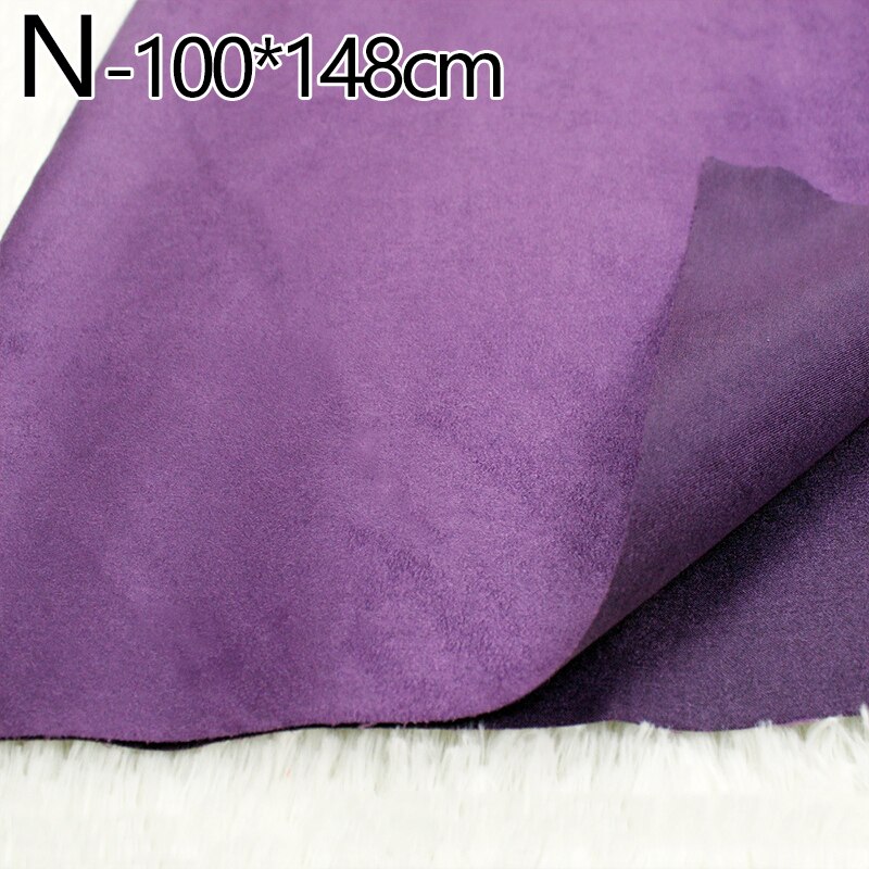 Tissu en Faux cuir suédé synthétique imperméable, 100x148cm, pour vêtement, bricolage, matériel de couture