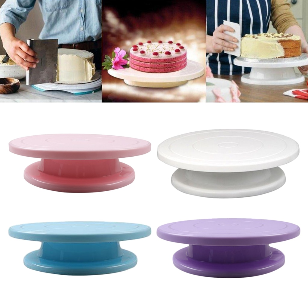 11 'Roterende Taart Draaitafel Taart Stand Spinner Voor Taart Decoratie Blauw