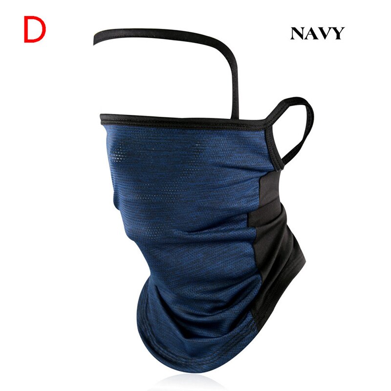 1 PC Outdoor Print Seamless Magic Scarf Ear Hook Sports Scarf Neck Tube Face Dust Riding Bandana UV Protection Neck Gaiter Scarf: D