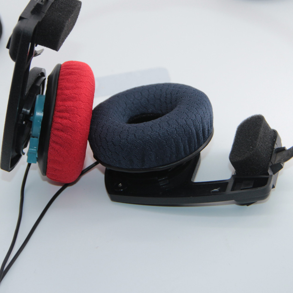 Mesh Fabric Earpads for Sennheiser PX80 PX100 PX100II PX200 PXC30 PC130 PC131 PMX200 Ear Pads Cushions Cover Upgrade Soft Foam: Khaki