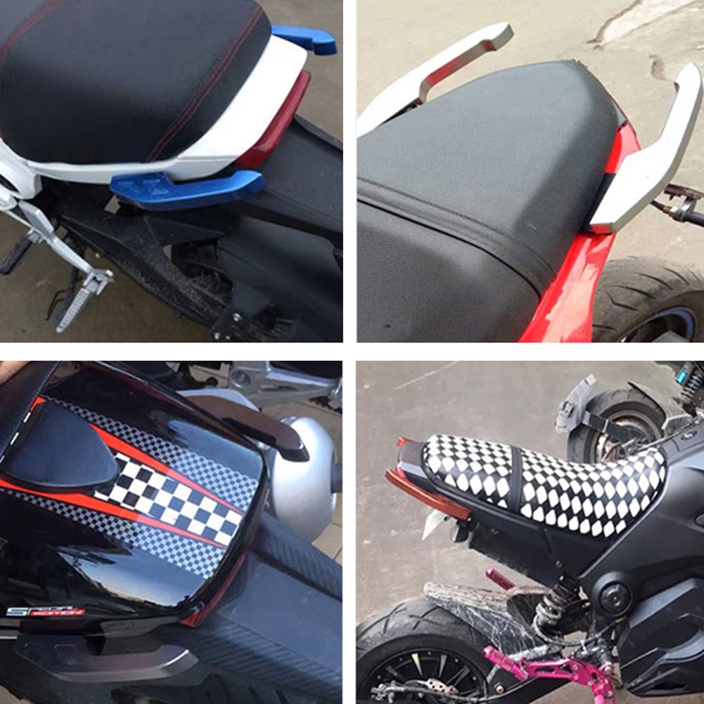 Aluminum Motorcycle Motor Accessories Rear Seat Grab Bars Pillion Passenger Rail Handle for Hond-a Grom MSX 125 13-15