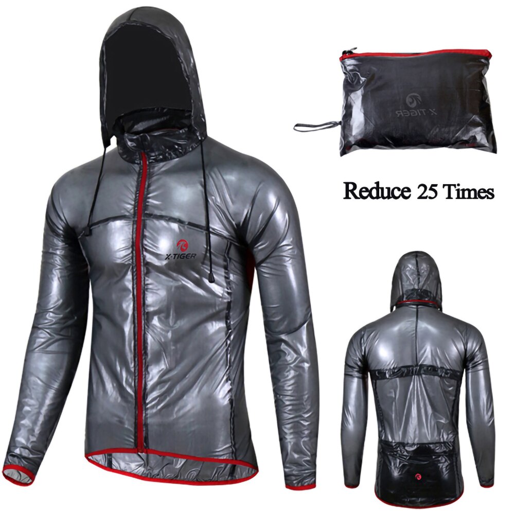 Cycling Raincoat Lightweight Waterproof Cycling Jacket MTB Bicycle Rain Jacket Outdoor Sport Windproof Cycle Clothing