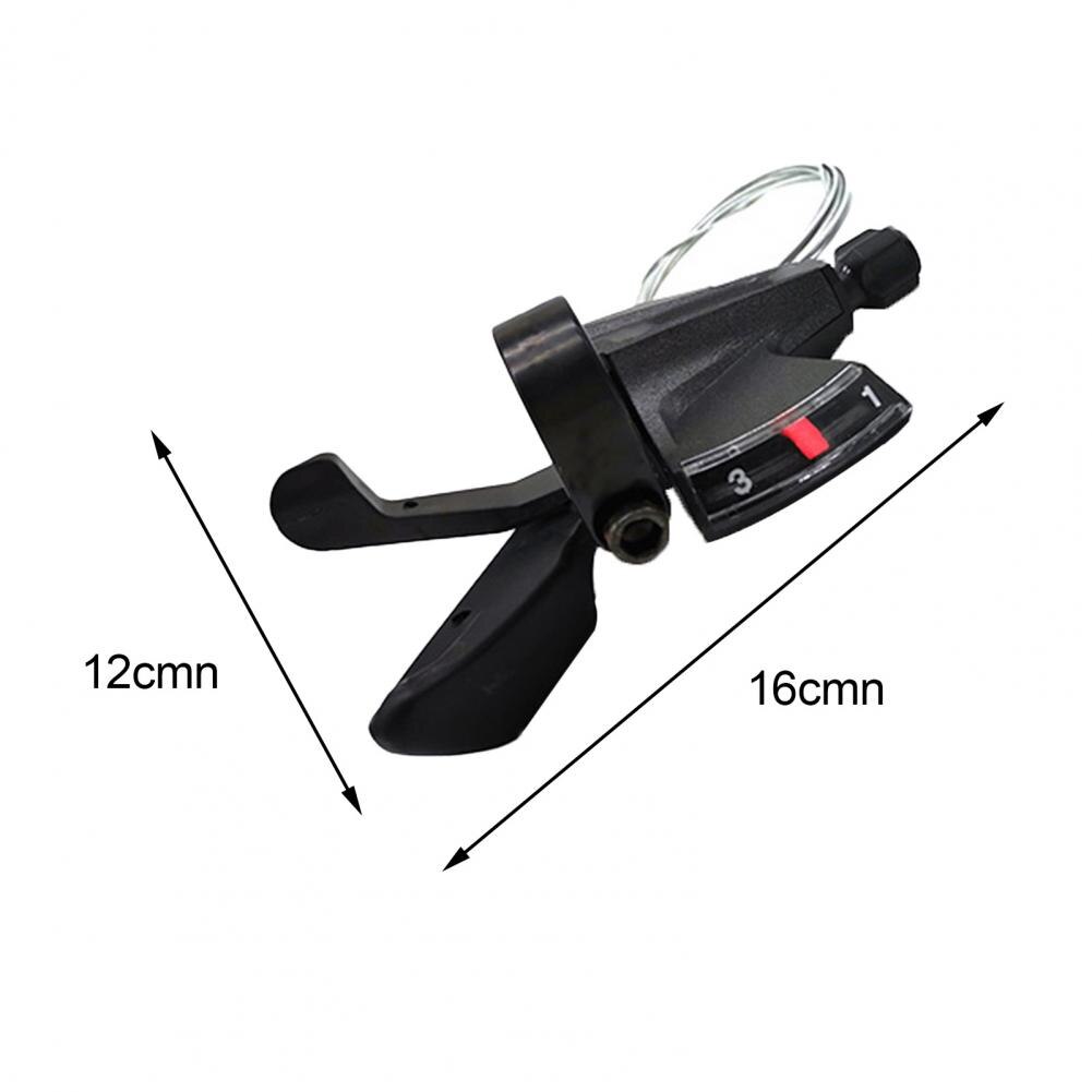 SL-M370 Bicycle Shifter 3 Speed Left Easy to Install ABS MTB Trigger Shifter Durablefor Bike