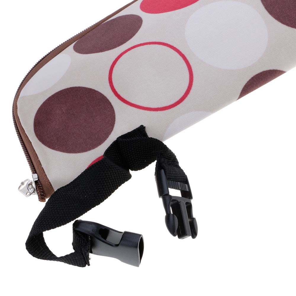 Baby Bottle Thermal Bag Durable Milk Insulation Tote Portable For Outdoor, Picnic, Camp Can Be Hung Infant Stroller Brown Heart